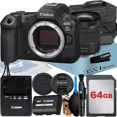 thumbnail image 1 of Canon EOS R5 Mark II Appareil Photo Sans Miroir avec Objectif RF 24-105mm + Carte Mémoire 64 Go + Étui + Ensemble d'Accessoires ZeeTech, 1 of 5