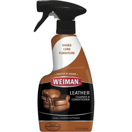 Weiman Leather Cleaner and Conditioner - 12 Ounce - For Car Auto Furniture Purse and