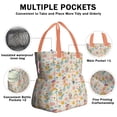 thumbnail image 3 of Fairy Princess Rainbow Pattern Drawstring Lunch Bag Women - Drawstring Lunch Bag Insulated for Work Office - Stain-Resistant Large Lunchbags for Women with Multi-Pockets, 3 of 6