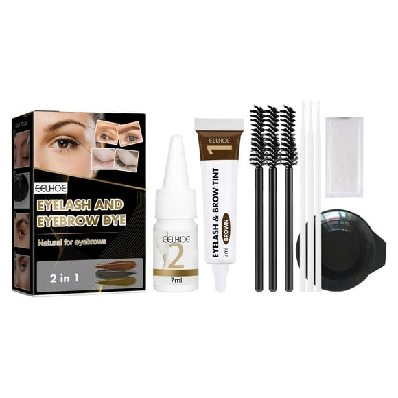 Professional Eyelash Eyebrow Dye Tint Gel Oil Eyebrow Tinting Dark Dark Brown