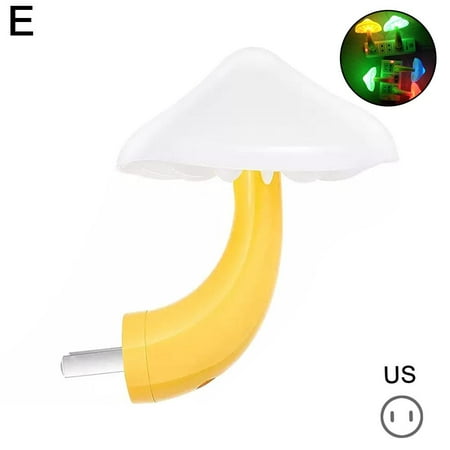 

LED Night Light US Plug in Lamp Mushroom Night Light AU Magic Pretty Mini W8S3