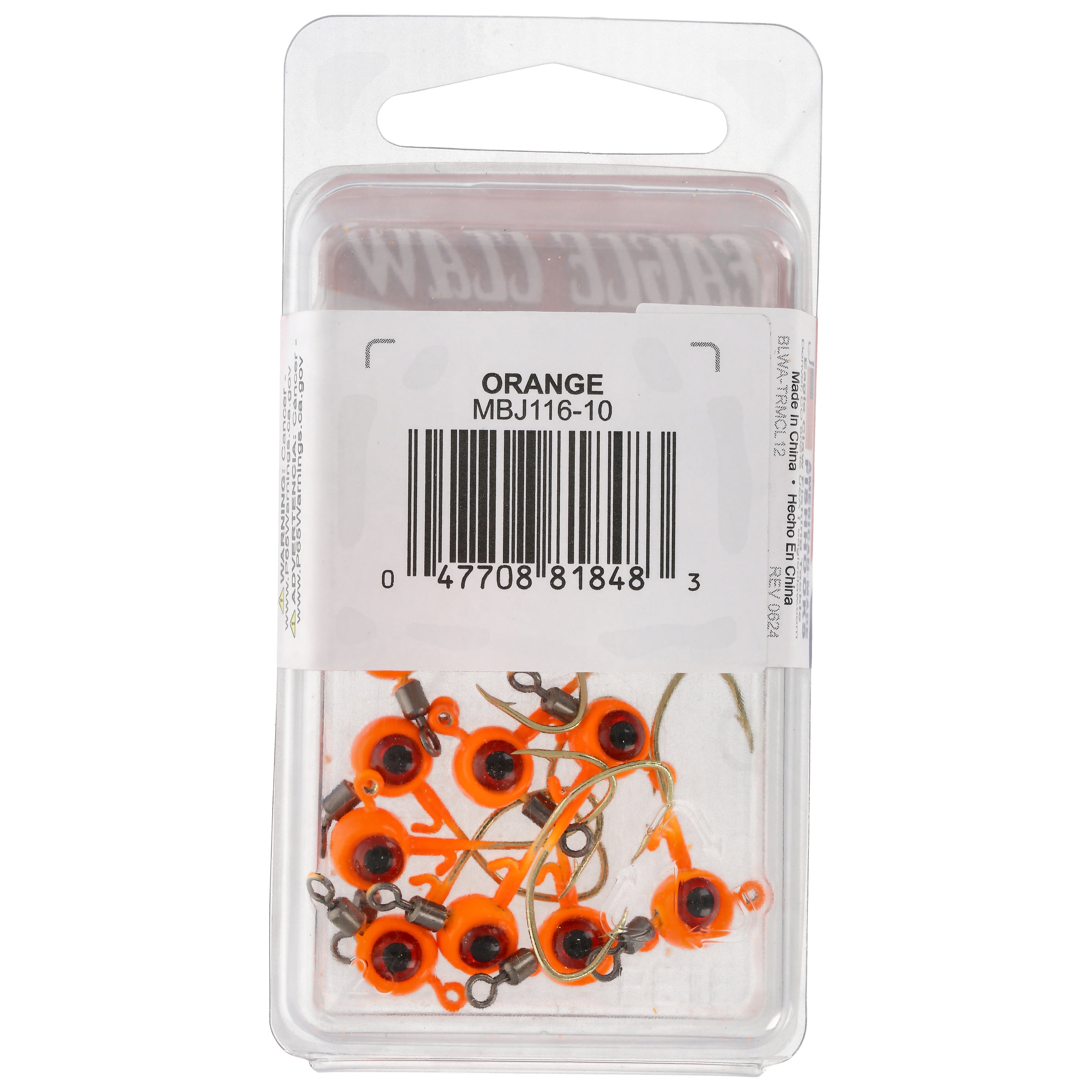 Eagle Claw Ladder Jig 1/16 oz Orange