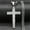 Silver color, variant on Trendy Cross Rhinestone Pendant Necklace For Women Men 14K Yellow Gold Religion Catholic Chain Jewelry Gifts