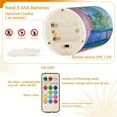 thumbnail image 5 of Yayeee Flameless Candles with Remote Flickering Battery Operated Multi Color Changing, Purple Window, 5 of 7