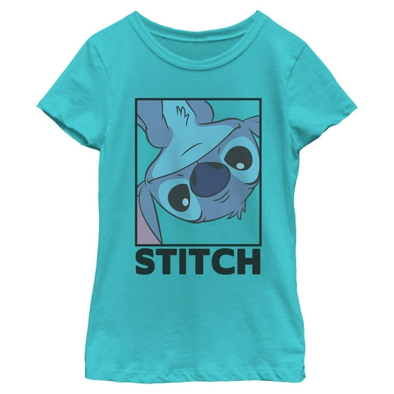 Girls Lilo & Stitch Peekaboo Stitch Portrait T Shirt