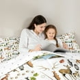 thumbnail image 5 of Castle Fairy Kids Children Teens Animal Deer Big Bass Fish Bedding Comforter Set 2pcs,Wildlife Fishing And Hunting Twin Comforter Sets Microfiber,Moutain Woodland Breathable Bedding Set, 5 of 8