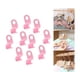 thumbnail image 2 of Perchas Toystoory 10 resistentes Ahorro espacio armarios pantalones gorras abrigos Rosa 5x2 cm, 2 of 6