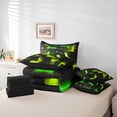 thumbnail image 4 of YST Gaming Video Game 7-Piece Comforter Set, Modern Gradient Buffalo Bed in a Bag, Full Size, 4 of 4