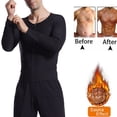 thumbnail image 4 of WMTBSRSW Sauna Suit for Men Long Sleeve Sauna Shirt Zipper Sweat Tops for Gym Workout Fitness Exercise Silver 5X-Large, 4 of 6