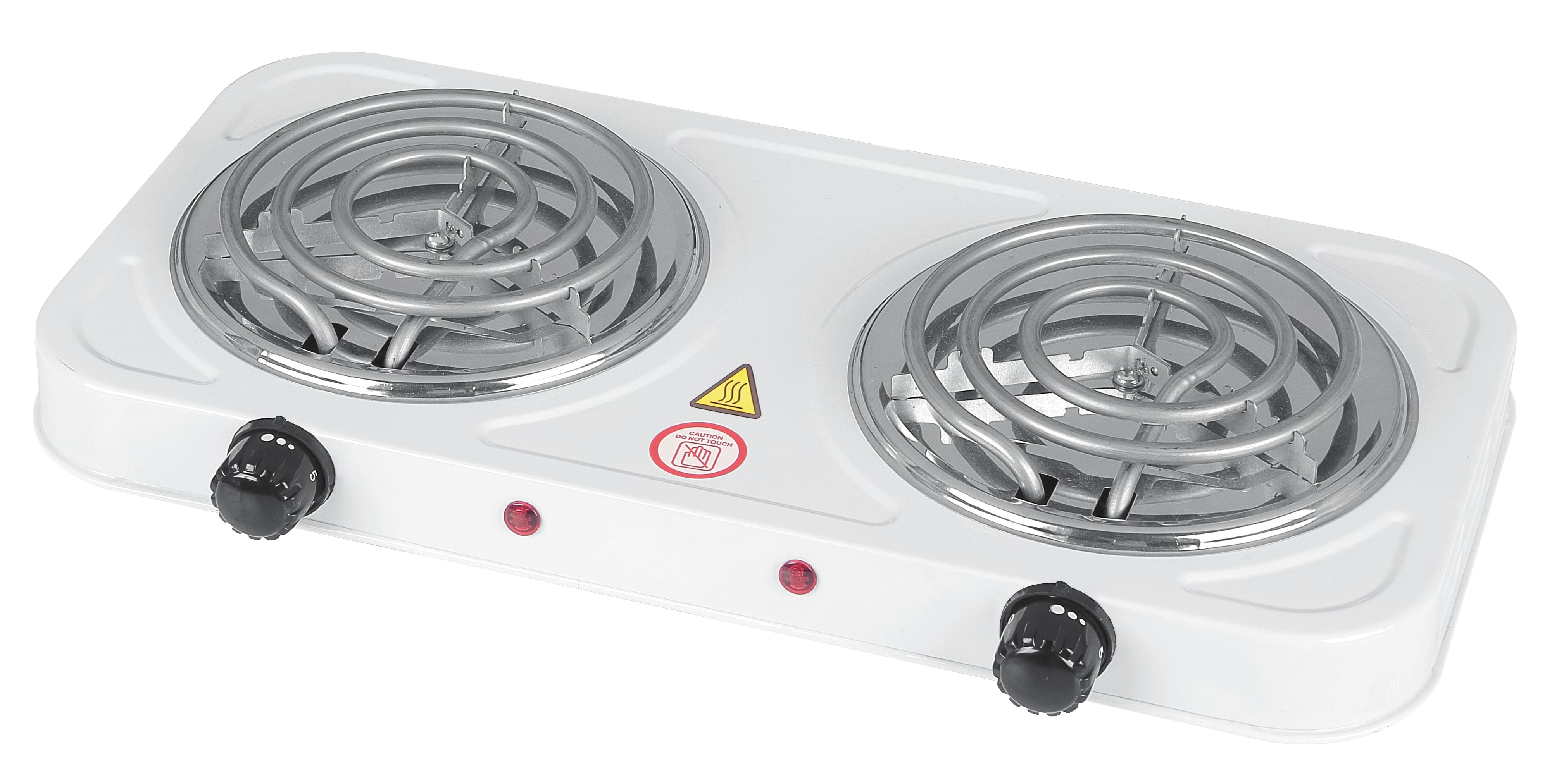 Emerald Electric Double Burner in White (2680)