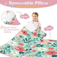 thumbnail image 3 of Pioneer Flower Floral Print Pattern Toddler Nap Mats for Kids Preschool,Sleeping Mat Bag or Kids,Toddler Sleeping Bag,Toddler Nap Mat or Daycare, 3 of 6