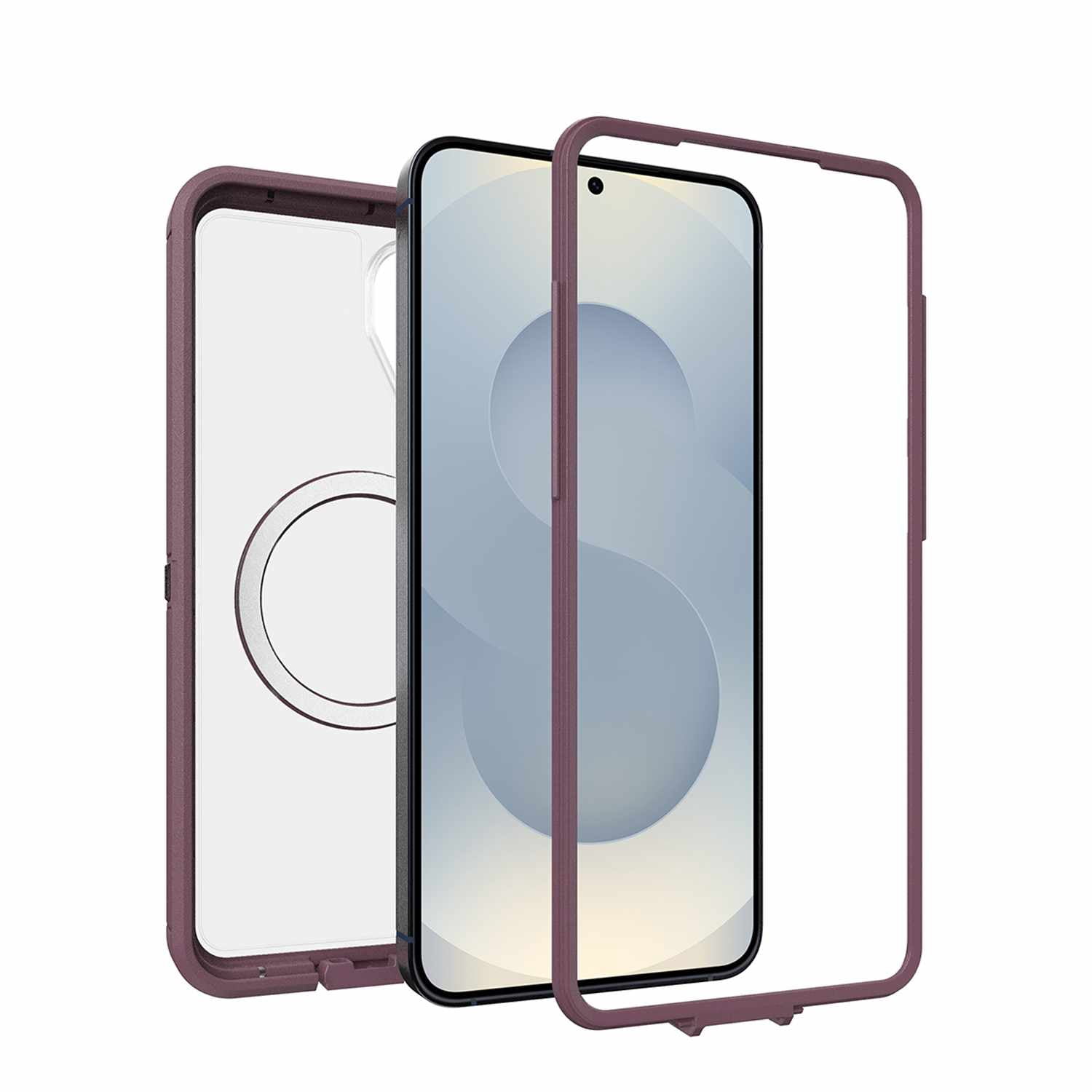 OtterBox Defender Pro XT Clear Case w/Magnets Purple Mystery for Samsung Galaxy S26