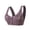 Purple, variant on Front Closure Bras for Older Women No Underwire Push up Convenient Anti-sagging Comfort Bra Push up Bra Plus Size Compression Cotton Bra Wireless Breast Feeding Bras for Women,Beige,36