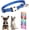 Dark Blue, variant on Puppy Collar with Bell,Reflective Cat Collar with Bells Metal Buckle Girl Female Nylon Dog Collar with Bells for XXS XS Tiny Little Kitten Boy Pet Dogs, 7.5-11 Inch