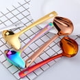thumbnail image 3 of Rainbow Soup Pan Ladle, Stainless Steel Kitchen Utensil Large Soup Spoon for Cooking, Heat Resistant & Dishwasher Safe, 3 of 8