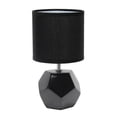 thumbnail image 2 of Mod Lighting and Decor Geometric Table Lamp With Long Drum Shade - 10.5" - Black, 2 of 9