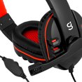 thumbnail image 2 of Audífonos Gamer Green Leaf 18-8301 Aislamiento de Ruido Rojo con Negro, 2 of 4