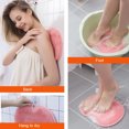 thumbnail image 4 of 2-pack shower back and foot scrubber, wall-mounted back scrubber silicone bath massage brush with suction cups, 4 of 5