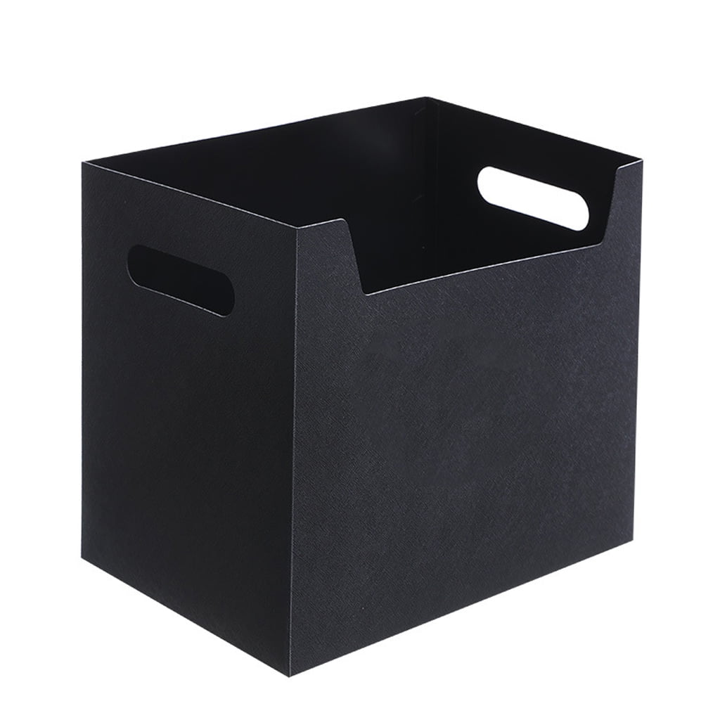 File Storage Box, Hanging File File Box with Lid, Office File Storage