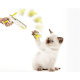 thumbnail image 4 of Divertido palo para gato que rebota, divertido palo para gato, entretenimiento interactivo, juguete para gato con plumas que rebota (azul) ER, 4 of 5