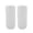 White, variant on 2Pcs Silicone Travel Bottle Covers Elastic Reusable Bottle Cap Protectors Leak Proof Sleeves For Travel Camping Containers(White-7.5Cm)