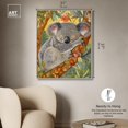 thumbnail image 4 of Dreaming Koala Canvas Print Zoo Art by Art Remedy, Silver Frame, 30 x 36, 4 of 6