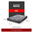 thumbnail image 4 of Recámara Essi + set 2 Burós Essi + Cajonera Color Roble + Colchón Matrimonial Nova en caja + set almohadas, 4 of 12