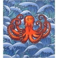 thumbnail image 2 of Coolnut Octopus Wave Dishwasher Magnet Cover for The Front Door,Reusable Refrigerator Door Decor Magnet Sticker for Kitchen Home Decor 23" x 26", 2 of 6