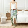 thumbnail image 4 of Fotbe Watercolor African Animals Wildlife Pantalones de Pijama para Mujer, Pantalones de Dormir, Pantalones Pj con Cordón y Bolsillos-Large, 4 of 6