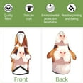 thumbnail image 6 of Salouo Cartoon Guinea Pig Pattern Small Dog Hoodie Sweatshirts Dog Clothes Coat Clothing Puppy Sweater Outfit Pullover Pet Winter Coat Sweater Outfit-Medium, 6 of 7