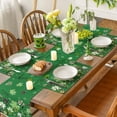 thumbnail image 6 of Green Table Runner, St. Patricks Day Shamrocks Runner, Seasonal Kitchen Dining Decoration for Indoor Home Party, Lucky Irish Luck Holiday Table Scarf, 6 of 8