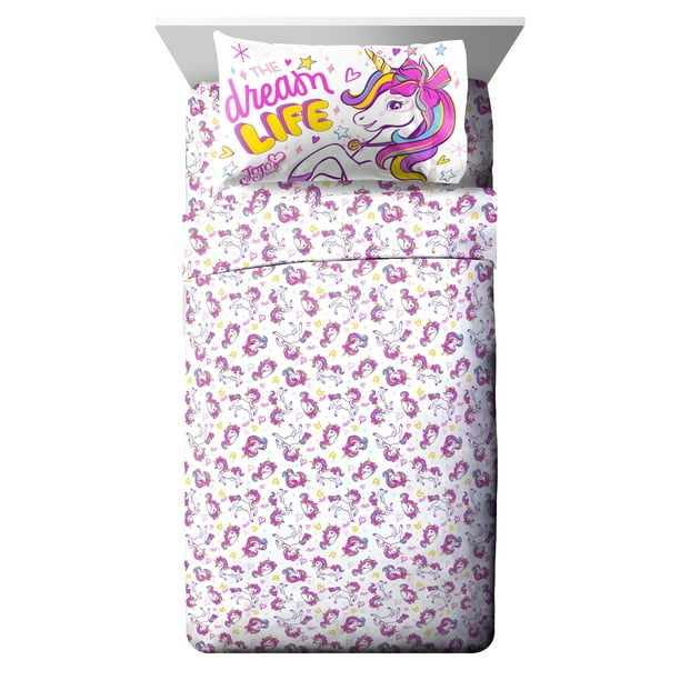Jojo Siwa Dream Unicorn Kids Bed Sheet Set