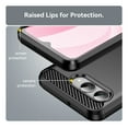 thumbnail image 6 of Rosebono Compatible With T-Mobile REVVL 8 / T Phone 3 Carbon Fiber Texture Pattern TPU Case (Black), 6 of 6