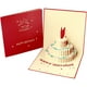 thumbnail image 2 of Fiudx Liquidación De Ofertas Flash Tarjeta De Cumpleaños Tridimensional Pastel Tarjeta Pequeña Impresión Foto Regalo Especial, 2 of 2