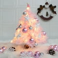 thumbnail image 4 of JJKBVCLO Pink Feather Christmas Tree Mini Desktop Furnishing Articles, 4 of 4