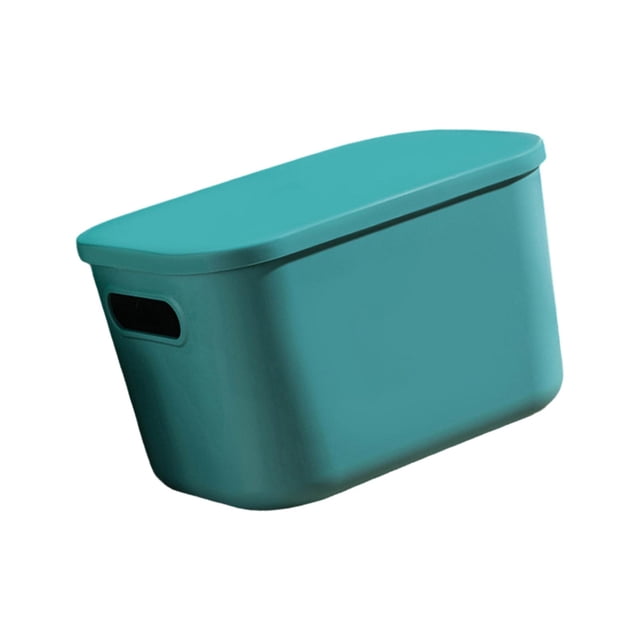 Caja de almacenamiento para el hogar, armario, estante organizador, contenedor para dormitorio, sala de estar, artículos diversos 18x26x16cm Verde