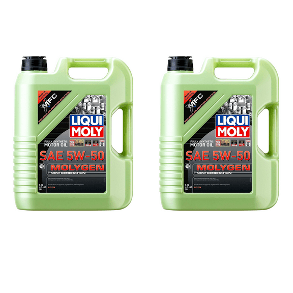 Liqui Moly 20310 Molygen New Generation SAE 5W-50 Fully Synthetic Motor Oil Pack of 2