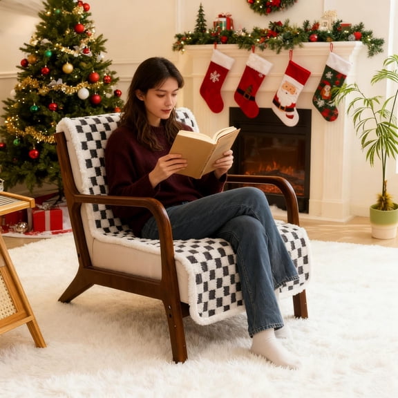 HHGBAD Plush Seat Cushion, Integrated Backrest for Chairs and Sofas, Comfortable and Stylish Design for Indoor and Outdoor Use, Ideal for Homeowners and Patio Enthusiasts