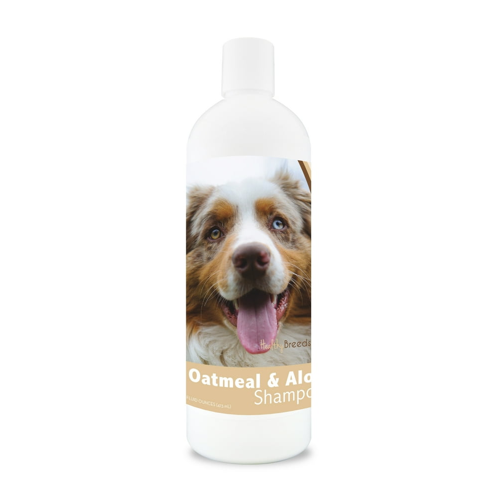 Healthy Breeds Australian Shepherd Oatmeal Dog Shampoo with Aloe 16 oz