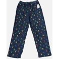 thumbnail image 2 of Club Room Men's Fleece Pajama Pants Holiday Lights Blue Large, 2 of 2