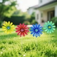 thumbnail image 1 of Marcadores metálicos para plantas | Paquete de 4 estacas de hierro para jardín, ideales para macetas y arreglos florales, 1 of 8