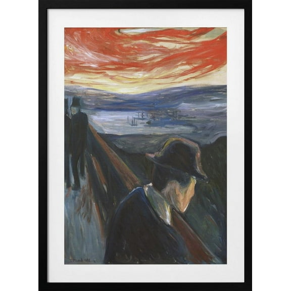 Despair Framed Art Modern Wall Decor