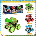 thumbnail image 2 of Chuvikid 3 Pack Monster Truck Toy,Motion Activated Light Up Cars for Toddlers- Bull,Shark,Crocodile,Press and Go Cars Gifts for Boys Gifts Ages 3-7, 2 of 7