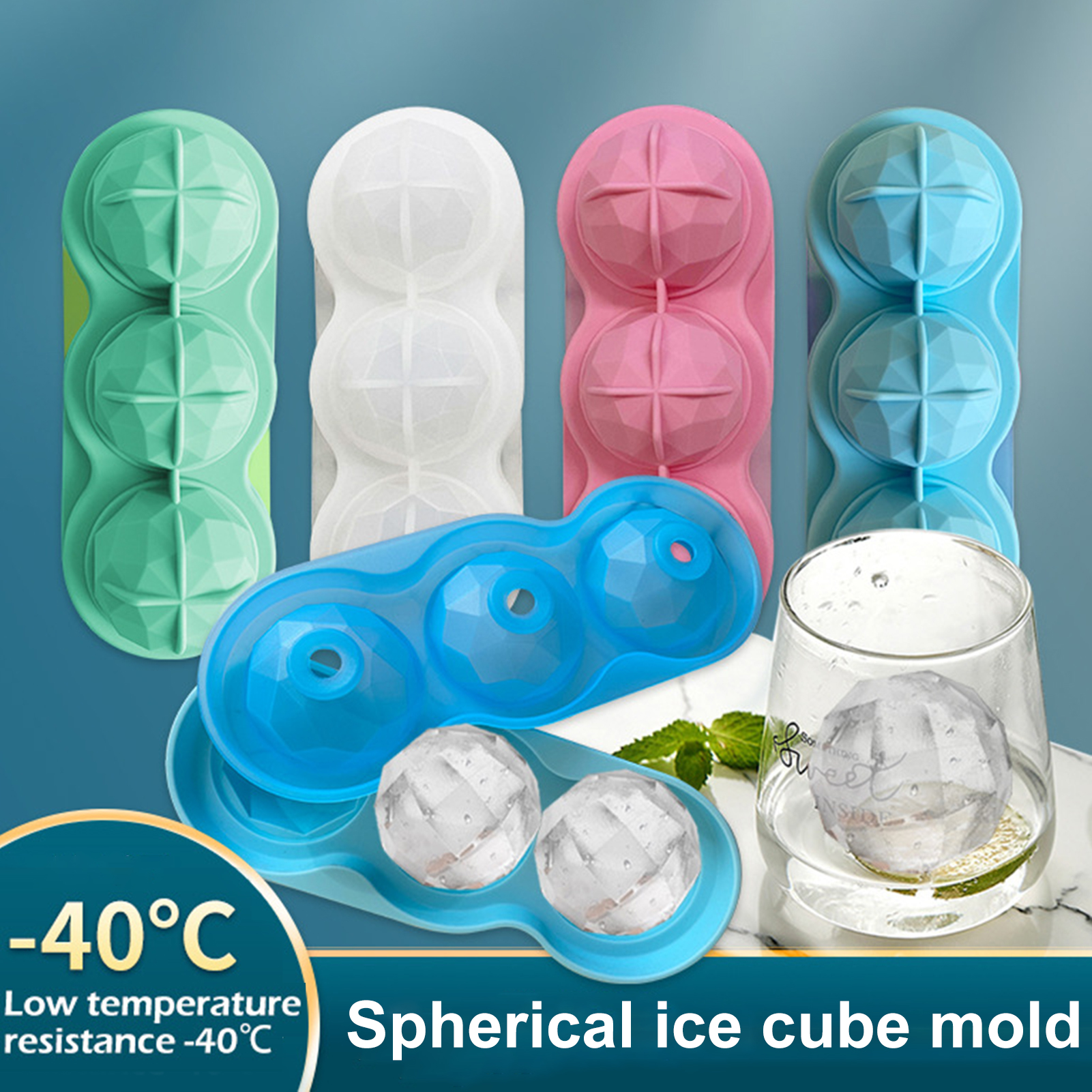 Qianha Mall Ice Tray Low Temperature Resistant Refrigerator Safe Non