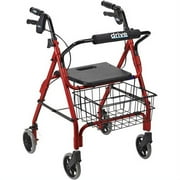Drive Medical Lever Brake 4 Wheel Aluminum Rollator