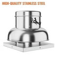 thumbnail image 4 of 400 CFM Upblast Roof Exhaust Fan, High-Speed Direct Drive, Upgraded Motor, 25.59" Fan Base - Ideal for Restaurants, Factories, and Warehouses - Silent Operation & Weather-Resistant Design, 4 of 7