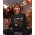 thumbnail image 3 of I just want to bake stuff and watch Christmas movies sweatshirt Women Sweatshirt Small Black, 3 of 5