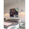 thumbnail image 3 of "Skaters in Central Park" by John Falter Painting Print on Canvas, 3 of 7