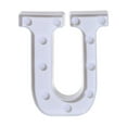 thumbnail image 3 of Kayannuo Alphabet LED Letter Lights Light Up White Plastic Letters Standing Hanging U, 3 of 3