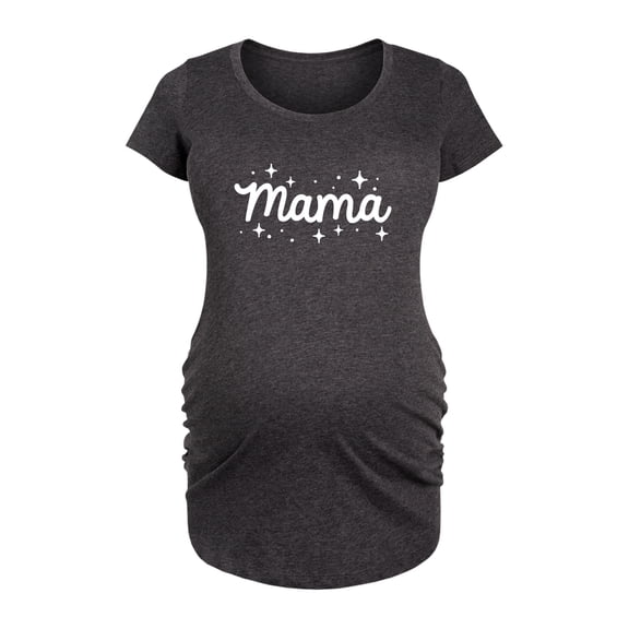 Instant Message - Mama Drama - Women's Maternity Scoop Neck Graphic T-Shirt